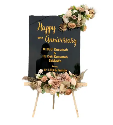 Papan Bunga Akrilik Rawa Badak Selatan