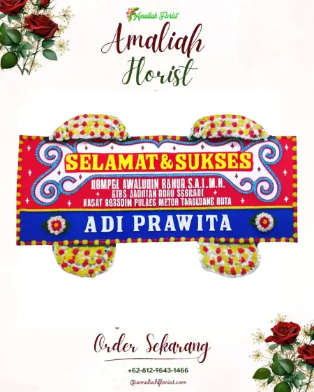 Papan Bunga Ucapan Selamat Rawa Badak Selatan