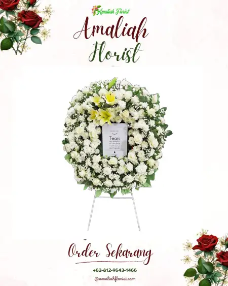 Krans Bunga Duka Rawa Badak Selatan